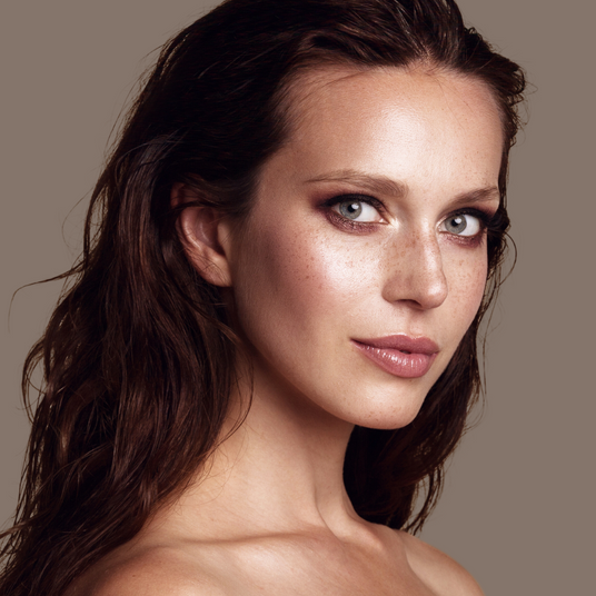 Woman with eyeliner