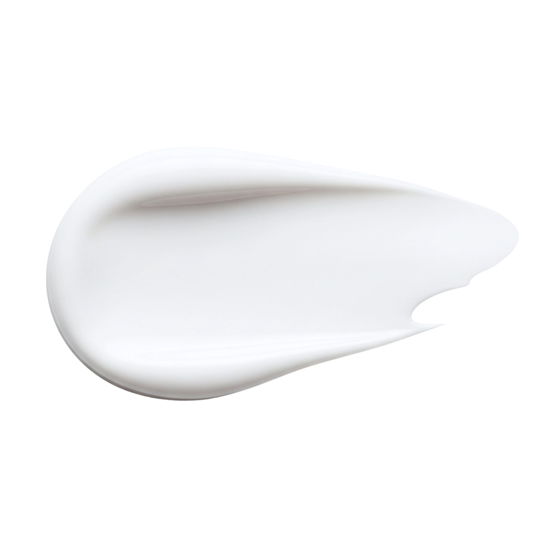 white cream on a white background