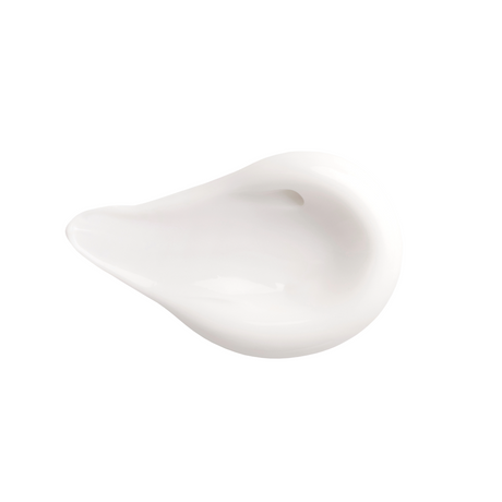 swatch of moisturizer on white background