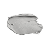 Gray smear of cream on a white background